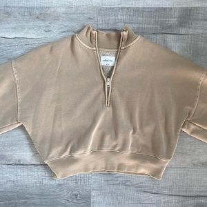 Wilfred quarter zip sweatshirt